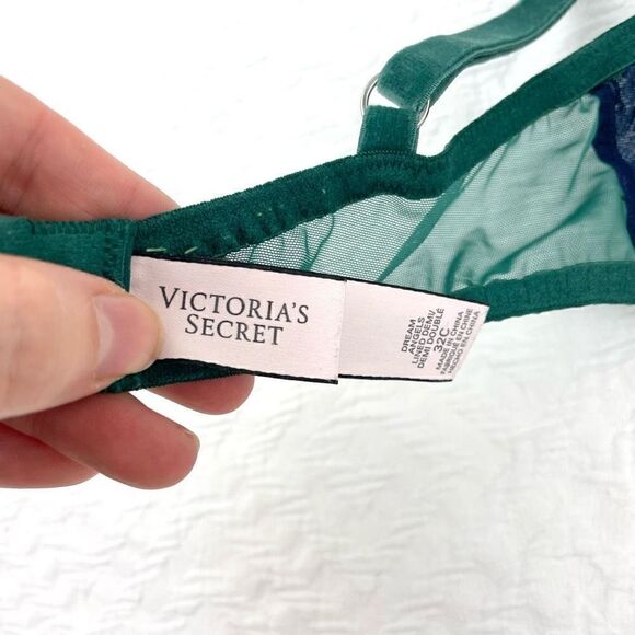 BUY 1 GET 1 FREE Victoria’s Secret dream angels lined demi green lace - Picture 9 of 11